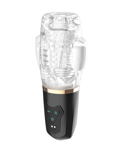 Secwell Vibrators Funnymee Sucking Vibrating Male Rose 2 Black