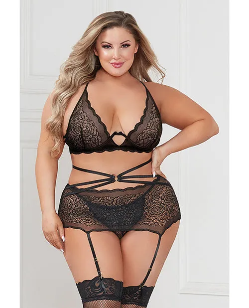 Seven til Midnight Costume Couples galloon Lace Bra Garter Skirt Gstring Qn Seven til Midnight Costume Couples galloon Lace Bra Garter Skirt Gstring Qn
