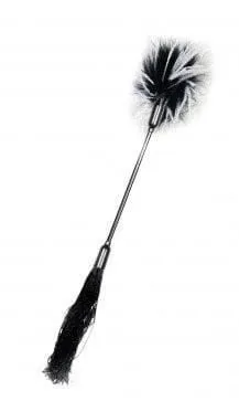 Sex and Mischief Two Sided Whip Tickler For Bondage Play In Black White Sex Mischief Couples Sex and Mischief Two Sided Whip Tickler For Bondage Play In Black White Sex Mischief Couples