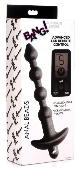 Sex Toy Distributing Male Sex Toys 25X Vibrating Silicone Anal Beads with Advanced LCD Remote Control Sex Toy Distributing Male Sex Toys 25X Vibrating Silicone Anal Beads with Advanced LCD Remote Control