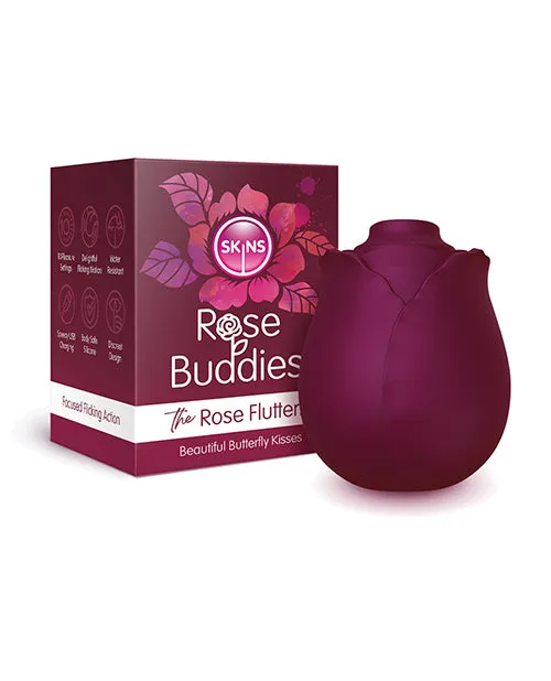 Skins Rose Buddies The Rose Flutterz Red Creative Conceptions Vibrators