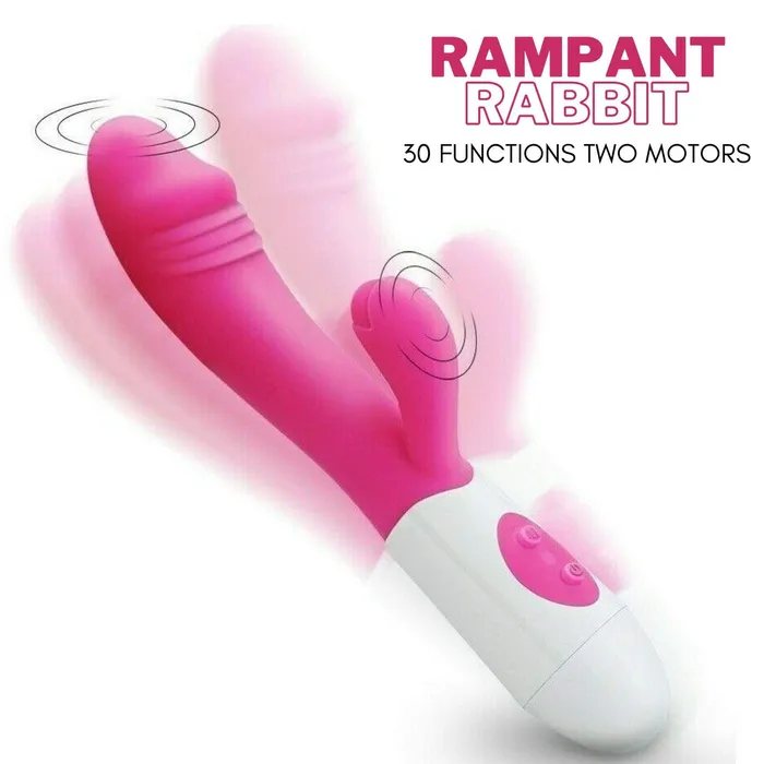 Spanksy Silicone Rabbit Vibrator 30 Function Waterproof Spanksy Female Sex Toys Spanksy Silicone Rabbit Vibrator 30 Function Waterproof Spanksy Female Sex Toys