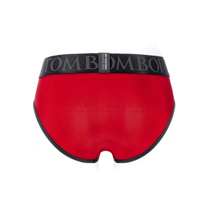 SpareParts Tomboi Cover Brief Nyl Red M SpareParts HardWear Vibrators