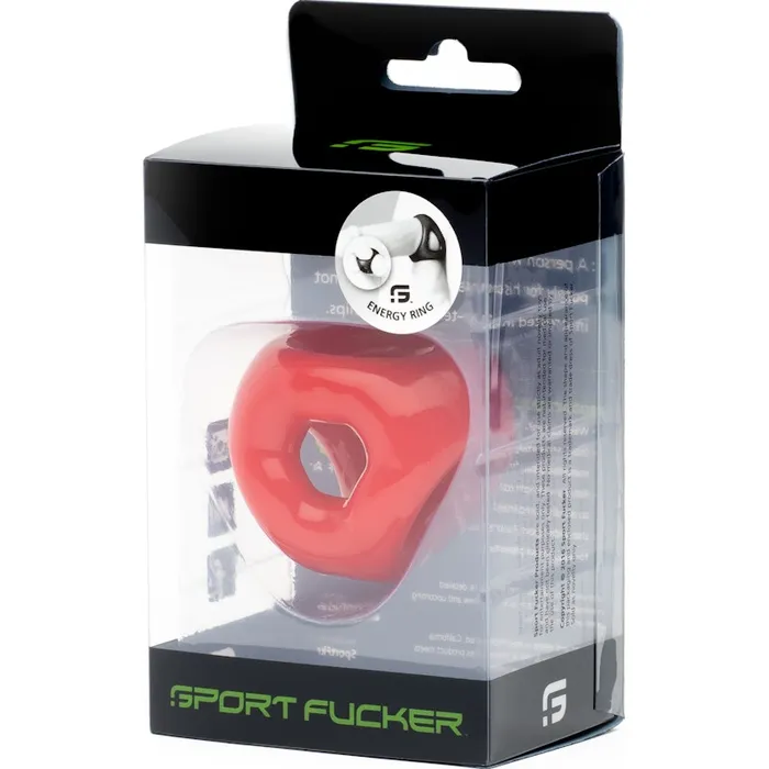 Sport Fucker Sport Fucker Energy Ring Cockring RedClearBlack Anal