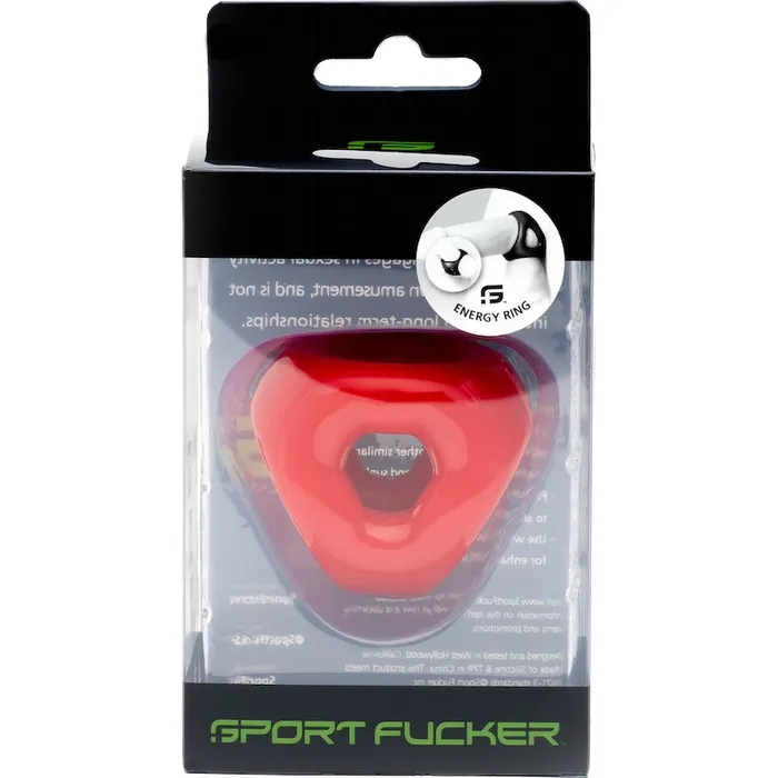 Sport Fucker Sport Fucker Energy Ring Cockring RedClearBlack Anal