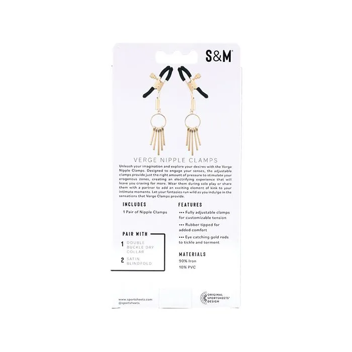 Sportsheets Couples Sex And Mischief Verge Nipple Clamps
