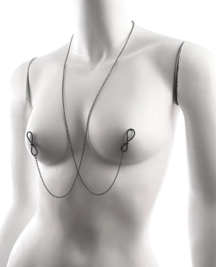 Sportsheets International Anal Sex Mischief Exs Ohs Body Jewelry wNipple Ties Black Sportsheets International Anal Sex Mischief Exs Ohs Body Jewelry wNipple Ties Black