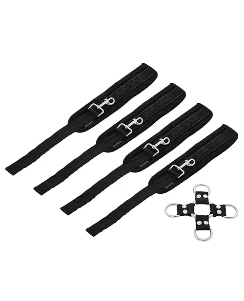 Sportsheets International Couples Sportsheets Five Piece Hog Tie Cuff Set