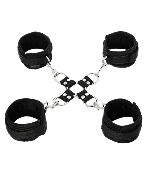 Sportsheets International Couples Sportsheets Five Piece Hog Tie Cuff Set