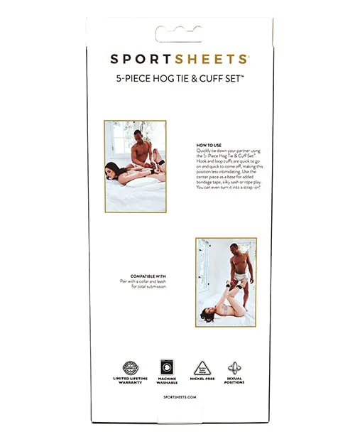 Sportsheets International Couples Sportsheets Five Piece Hog Tie Cuff Set