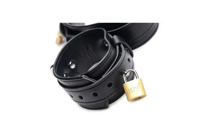 Strict Restraints Strict Frog Tie Leather Restraint Set Black