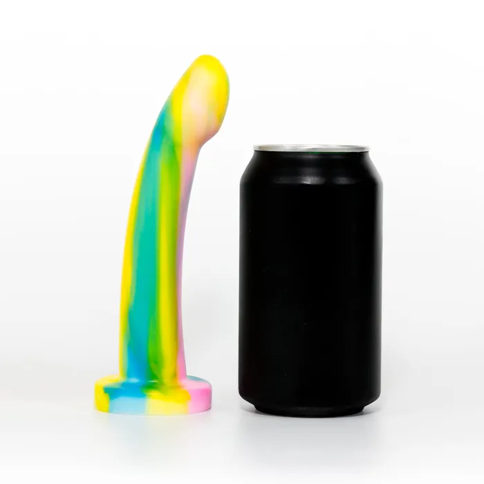 ThemFriends Vibrators Sidekick XS Pan Pride Watercolor Style Firm Ready to Ship