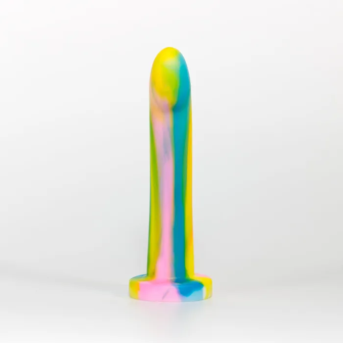 ThemFriends Vibrators Sidekick XS Pan Pride Watercolor Style Firm Ready to Ship