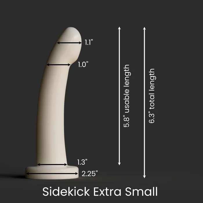 ThemFriends Vibrators Sidekick XS Pan Pride Watercolor Style Firm Ready to Ship