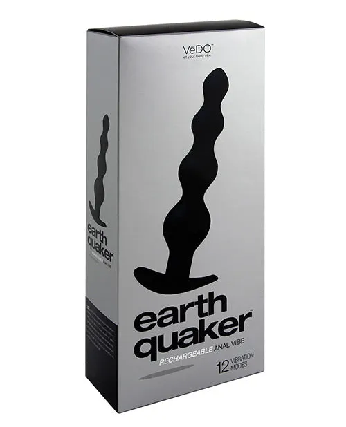 Vedo Earth Quaker Anal Vibe Just Black Savvy Co Anal