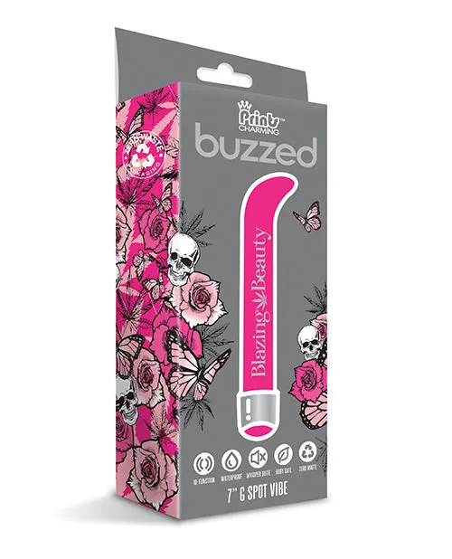 Vibrators Buzzed 7 Gspot Vibe Blazing Beauty Pink Global Novelties LLC
