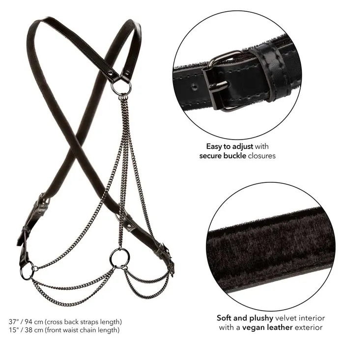 Vibrators CalExotics CalExotics Euphoria Multi Chain Harness