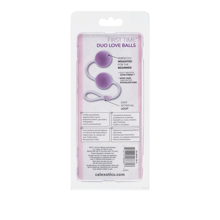 Vibrators CalExotics First Time Love Balls Duo Lover Vibrators CalExotics First Time Love Balls Duo Lover