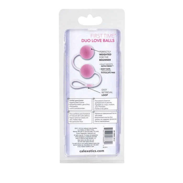 Vibrators CalExotics First Time Love Balls Duo Lover Vibrators CalExotics First Time Love Balls Duo Lover
