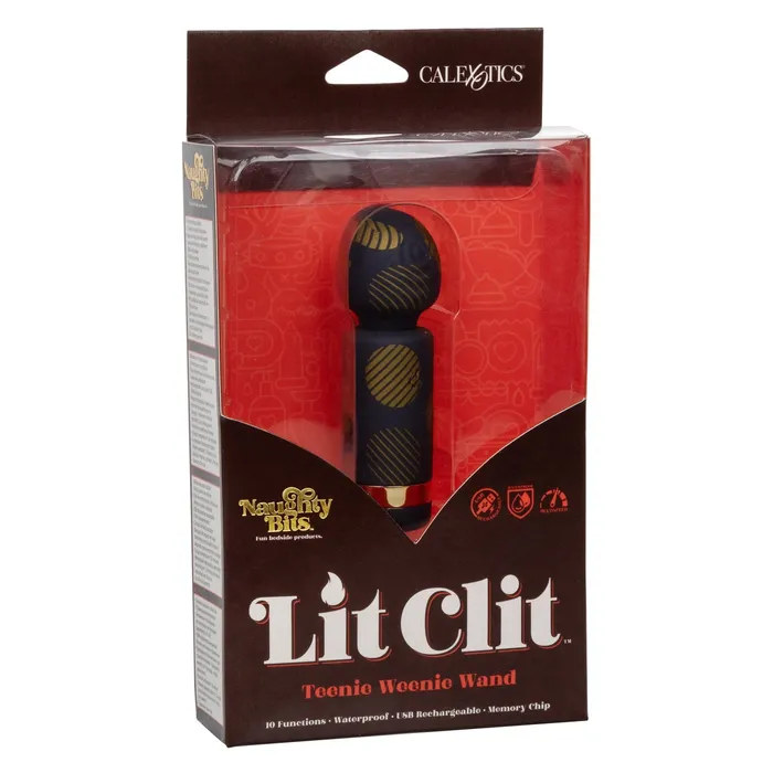 Vibrators CalExotics Naughty Bits Lit Clit Teenie Weenie Wand