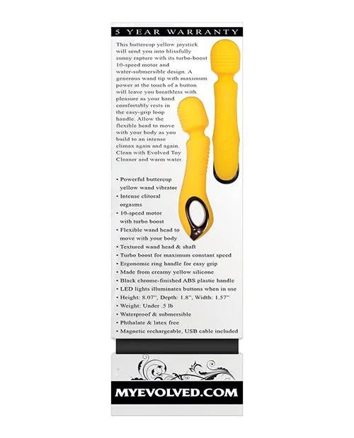 Vibrators Evolved Novelties INC Evolved Buttercup Yellow