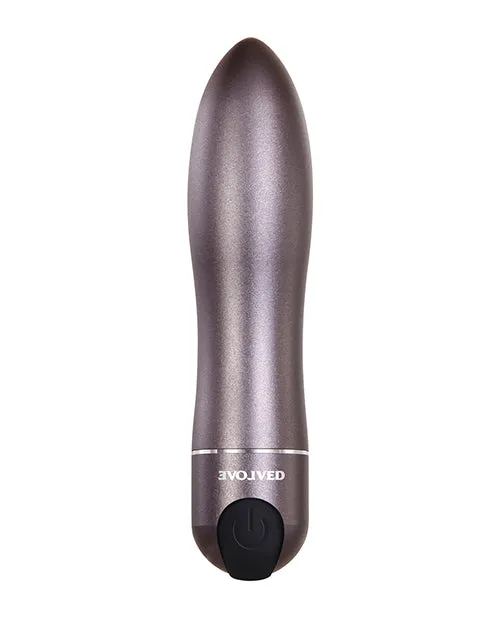 Vibrators Evolved Novelties INC Evolved Travel Gasm Bullet Grey