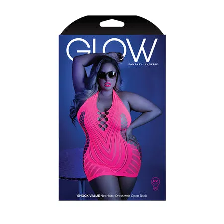 Vibrators Fantasy Lingerie Fantasy Lingerie Glow Shock Value Net Halter Dress Neon Pink Queen Size Vibrators Fantasy Lingerie Fantasy Lingerie Glow Shock Value Net Halter Dress Neon Pink Queen Size
