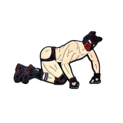 Vibrators Geeky and Kinky Geeky and Kinky Pup Boy Enamel Pin