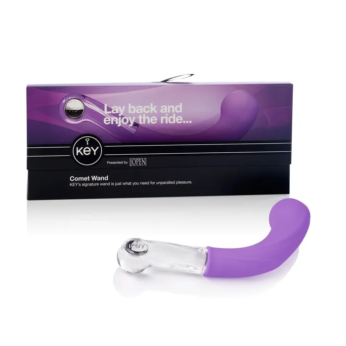 Vibrators Jopen Key by Jopen Comet Pearl G Spot Wand 5 Lavender Vibrators Jopen Key by Jopen Comet Pearl G Spot Wand 5 Lavender