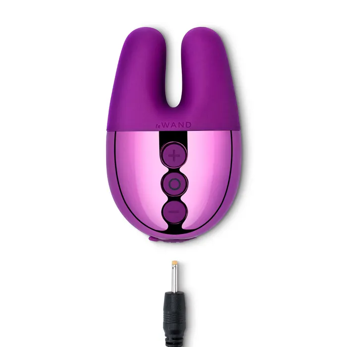Vibrators Le Wand Le Wand Chrome Double Vibe Dark Cherry