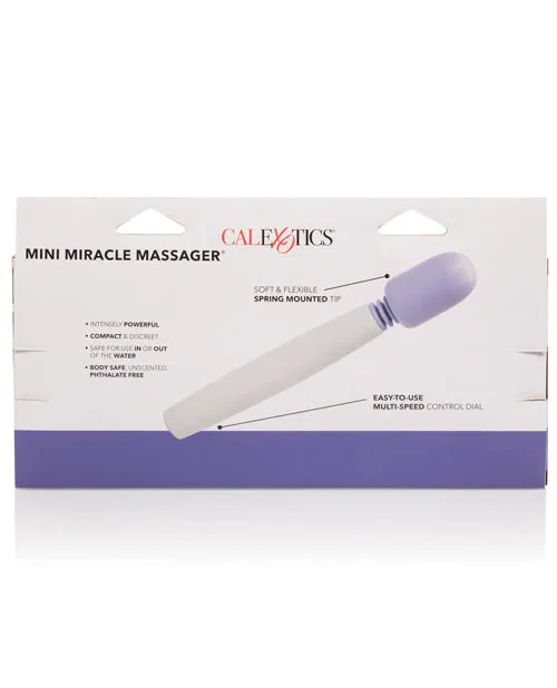 Vibrators Miracle Massager Mini Multispeed Lavender California Exotic Novelties