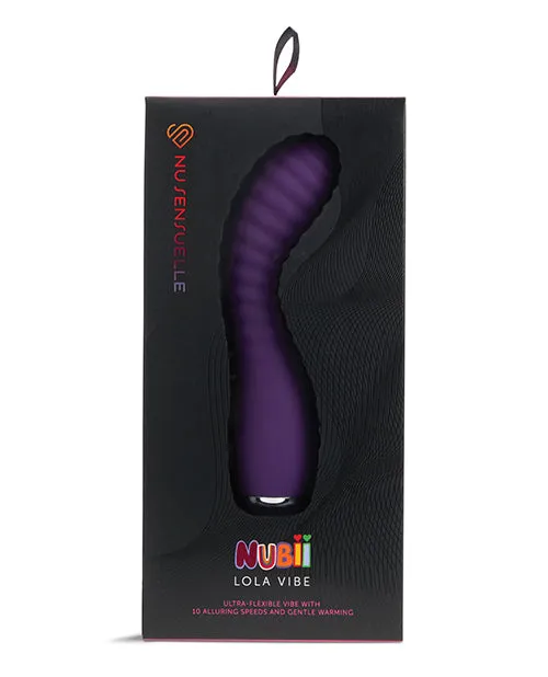 Vibrators Novel Creations Usa INC Nu Sensuelle Lola Nubii Flexible Warming Vibe Vibrators Novel Creations Usa INC Nu Sensuelle Lola Nubii Flexible Warming Vibe