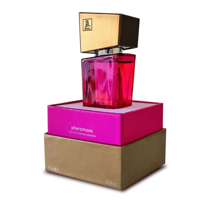 Vibrators Shiatsu Shiatsu Pheromone Fragrance for Women Pink 15ml