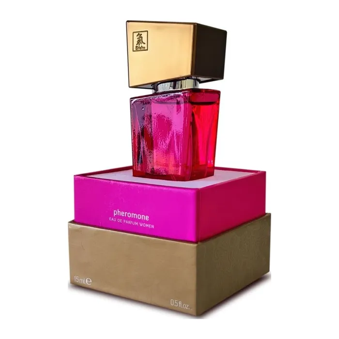Vibrators Shiatsu Shiatsu Pheromone Fragrance for Women Pink 15ml