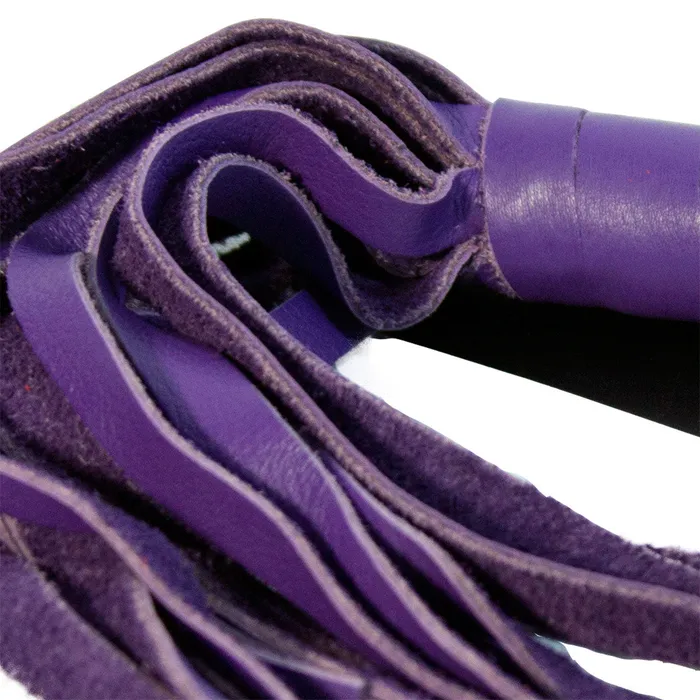 Vibrators Soft Flogger 12 Purple Foxtails Vibrators Soft Flogger 12 Purple Foxtails