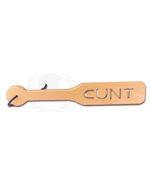 Vibrators Spartacus Zelkova Wood Paddle 32 Cm Cunt Spartacus