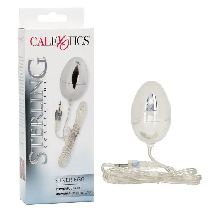 Vibrators Sterling Collection Silver Egg CalExotics