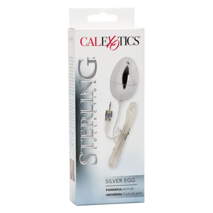 Vibrators Sterling Collection Silver Egg CalExotics Vibrators Sterling Collection Silver Egg CalExotics