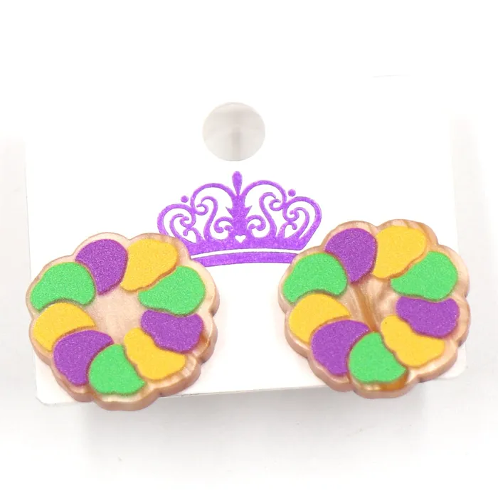 Vibrators Taras Teazers King Cake Earrings