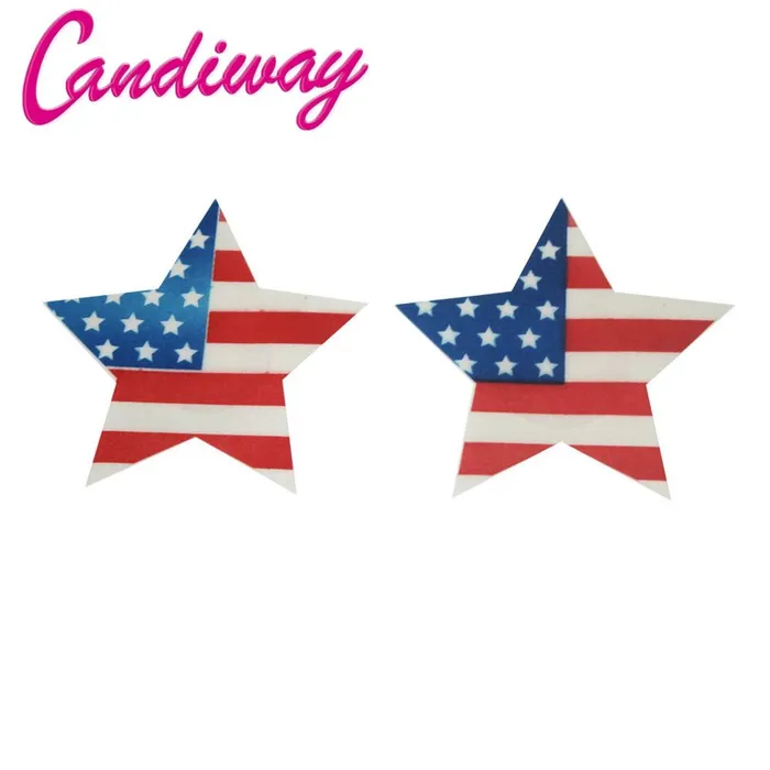 Vibrators Taras Teazers USA Star Flag Pasties