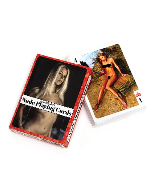 Vibrators Wood Rocket LLC Wood Rocket Nude Playing Cards