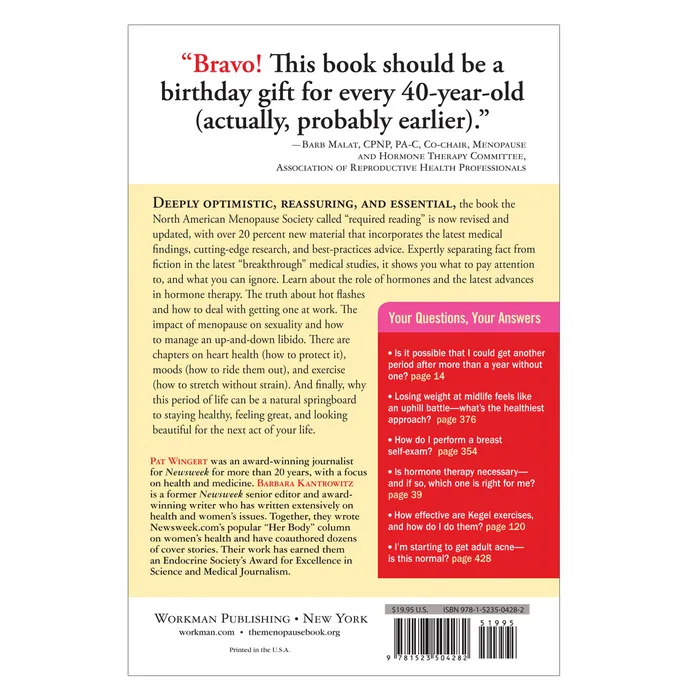 Vibrators Workman Publishing Menopause Book
