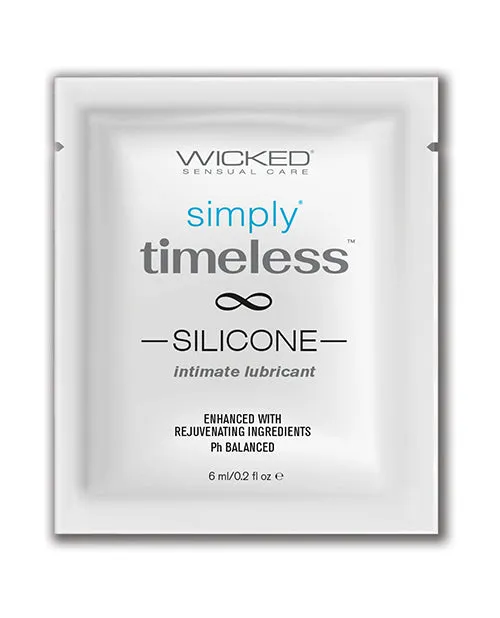 Wicked Sensual Care Simply Timeless Silicone Lubricant oz Wicked Sensual Care Lubricants Wicked Sensual Care Simply Timeless Silicone Lubricant oz Wicked Sensual Care Lubricants