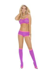 Williams Trading Male Sex Toys BOOTY SHORT CAMI KNEE HIGH STOCKING OS