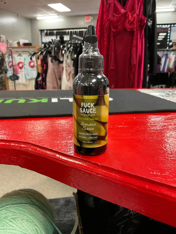 Williams Trading Vibrators Fuck sauce banana flavored water based lube 2 fl oz Williams Trading Vibrators Fuck sauce banana flavored water based lube 2 fl oz