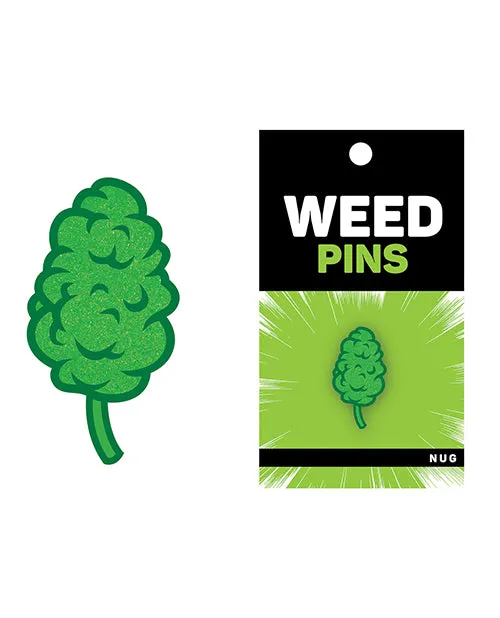 Wood Rocket LLC Vibrators Wood Rocket Weed Nug Pin Green