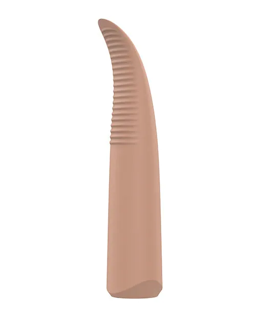 Xgen NUDE Laurel Rechargeable Travel Massager Tan Female Sex Toys Xgen NUDE Laurel Rechargeable Travel Massager Tan Female Sex Toys