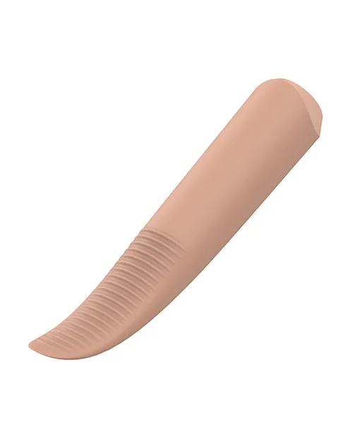 Xgen NUDE Laurel Rechargeable Travel Massager Tan Female Sex Toys Xgen NUDE Laurel Rechargeable Travel Massager Tan Female Sex Toys