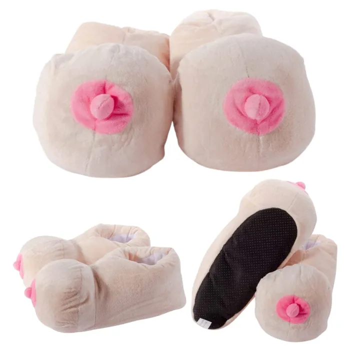 XMEN Boobs Slippers Adult Novelty UK Size 79 Male Sex Toys