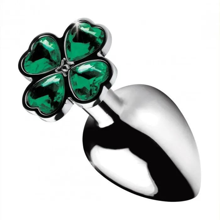 XR Brands Anal Booty Sparks Lucky Clover Gem Plug